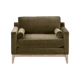 Velvet Modern Loveseat | Living Essentials Parker