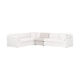 Modern European furniture - Cream Skirted Modular Accent Chair - www.oroa.com