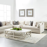 Modern European furniture - Cream Skirted Modular Accent Chair - www.oroa.com