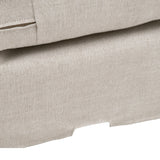 Modern European furniture - Cream Skirted Modular Accent Chair - www.oroa.com