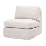 Modern European furniture - Cream Skirted Modular Accent Chair - www.oroa.com