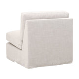 Modern European furniture - Cream Skirted Modular Accent Chair - www.oroa.com