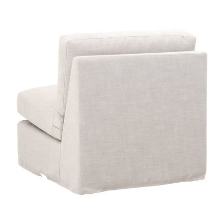 Modern European furniture - Cream Skirted Modular Accent Chair - www.oroa.com