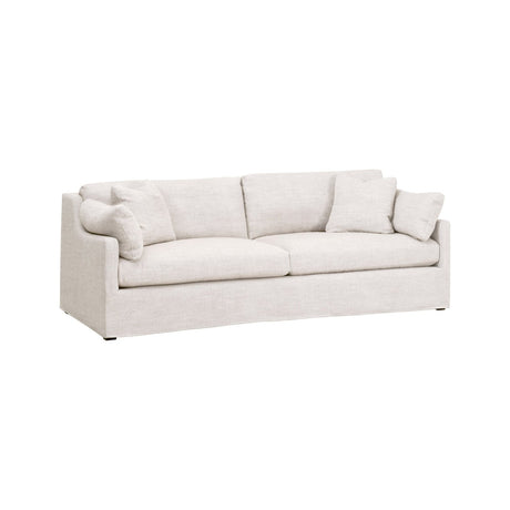 Modern European furniture - Cream Skirted Sofa - www.oroa.com