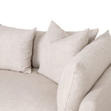 Modern European furniture - Cream Slipcover Sofa - www.oroa.com