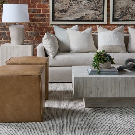 Modern European furniture - Cream Slipcover Sofa - www.oroa.com