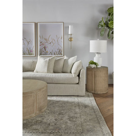 Beige Slipcover Sectional Sofa | Living Essentials Haven