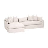 Beige Slipcover Sectional Sofa | Living Essentials Haven