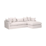 Beige Slipcover Sectional Sofa | Living Essentials Haven