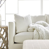 Modern European furniture - White Fabric Sofa - www.oroa.com