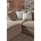 Modern European furniture - Square Cushioned Modular Ottoman - www.oroa.com