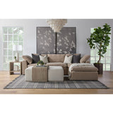 Modern European furniture - Square Cushioned Modular Ottoman - www.oroa.com
