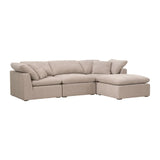 Modern European furniture - Square Cushioned Modular Ottoman - www.oroa.com