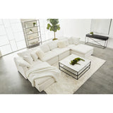 Modern European furniture - Square Cushioned Modular Ottoman - www.oroa.com