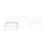 Modern European furniture - Square Cushioned Modular Ottoman - www.oroa.com