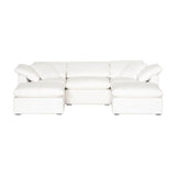 Modern European furniture - Square Cushioned Modular Ottoman - www.oroa.com