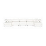 Modern European furniture - Square Cushioned Modular Ottoman - www.oroa.com