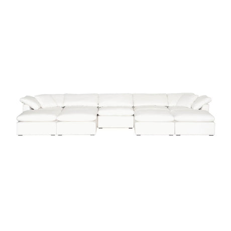 Modern European furniture - Square Cushioned Modular Ottoman - www.oroa.com