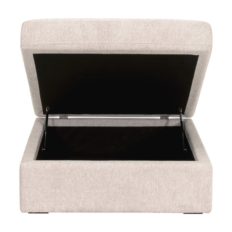Modern European furniture - Cream Modular Storage Ottoman - www.oroa.com