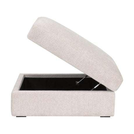 Modern European furniture - Cream Modular Storage Ottoman - www.oroa.com