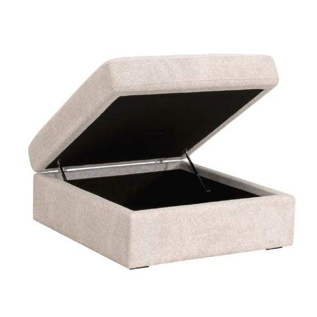 Modern European furniture - Cream Modular Storage Ottoman - www.oroa.com