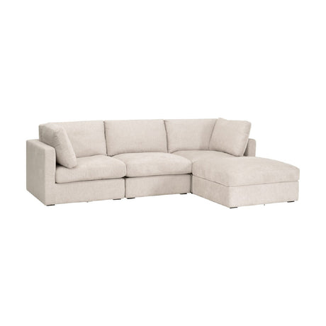 Modern European furniture - Cream Modular Storage Ottoman - www.oroa.com