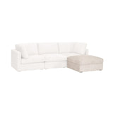 Modern European furniture - Cream Modular Storage Ottoman - www.oroa.com