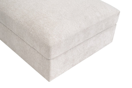 Modern European furniture - Cream Modular Storage Ottoman - www.oroa.com