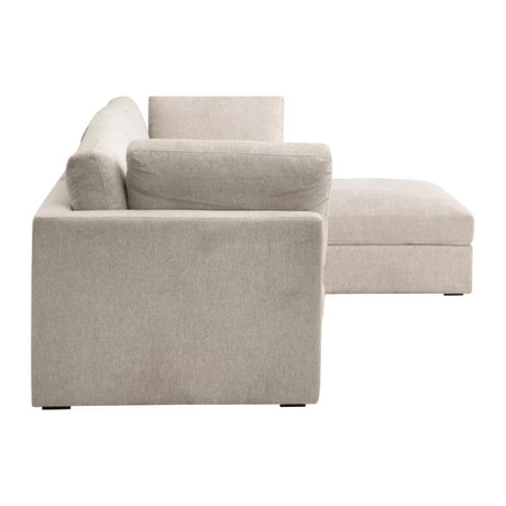 Modern European furniture - Beige Modular Sofa Chair - www.oroa.com