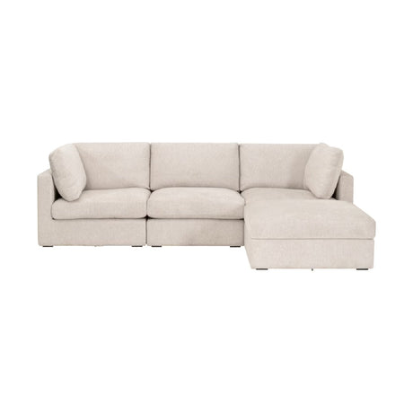 Modern European furniture - Beige Modular Sofa Chair - www.oroa.com