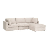 Modern European furniture - Beige Modular Sofa Chair - www.oroa.com