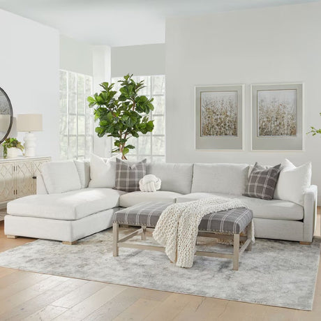 Gray Modular 2-Seater Sofa | Living Essentials Clara