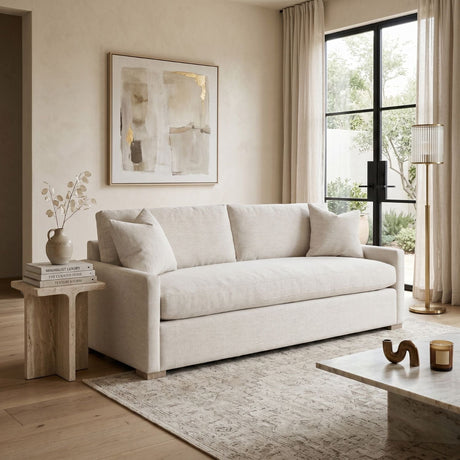 Modern European furniture - Gray Slim-Armed Queen Sleeper Sofa - www.oroa.com