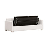 Modern European furniture - Gray Slim-Armed Queen Sleeper Sofa - www.oroa.com