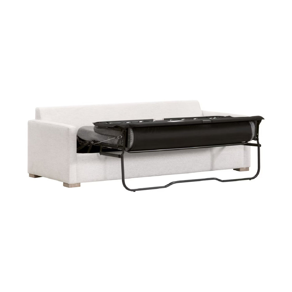 Modern European furniture - Gray Slim-Armed Queen Sleeper Sofa - www.oroa.com
