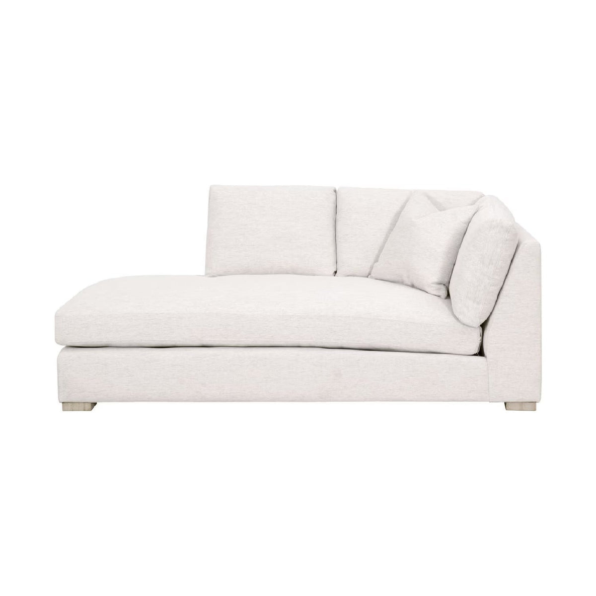 Gray Modular Chaise Lounge | Living Essentials Clara