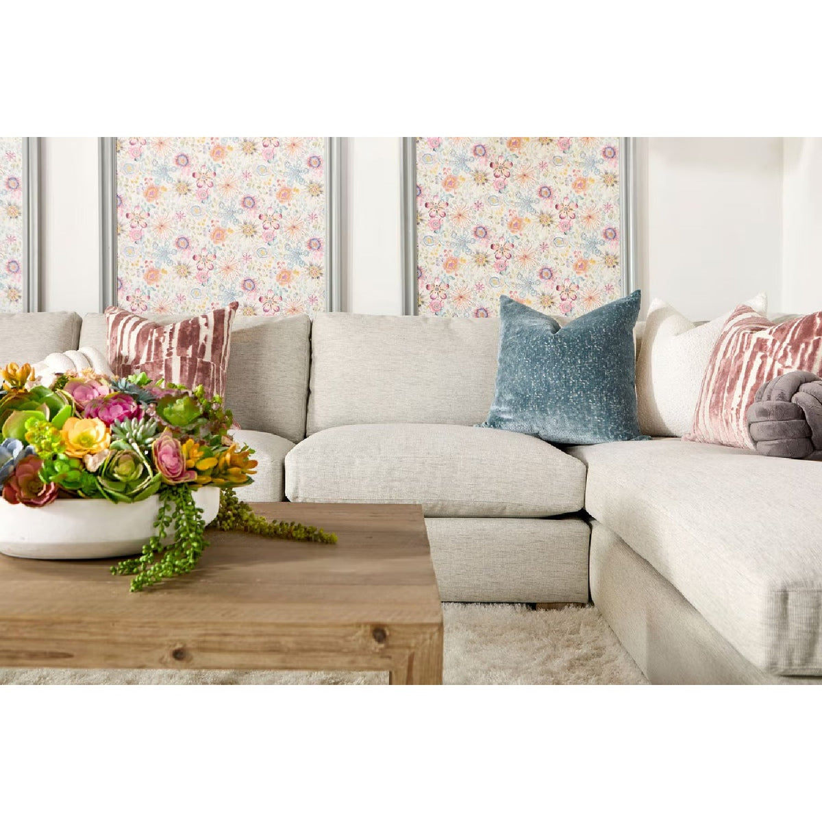 Gray Modular Chaise Lounge | Living Essentials Clara