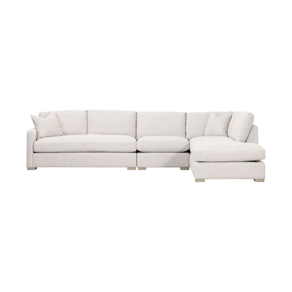 Gray Modular Chaise Lounge | Living Essentials Clara