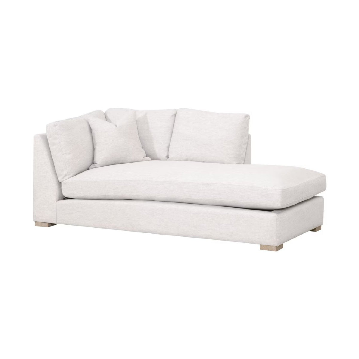Gray Modular Chaise Lounge | Living Essentials Clara