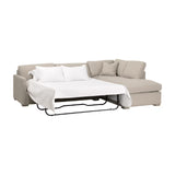 Modern European furniture - Boucle Queen Sleeper Sofa - www.oroa.com