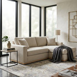 Modern European furniture - Boucle Queen Sleeper Sofa - www.oroa.com