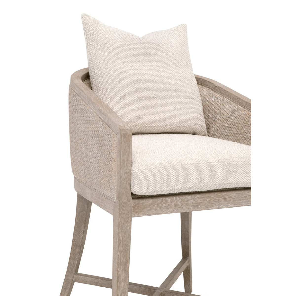 Modern European furniture - Cane Wrapped Counter Stool - www.oroa.com