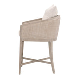 Modern European furniture - Cane Wrapped Counter Stool - www.oroa.com