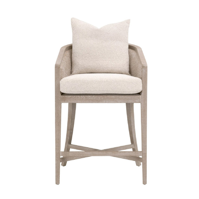 Modern European furniture - Cane Wrapped Counter Stool - www.oroa.com
