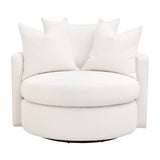 Round Petite Swivel Sofa | Living Essentials Lourne