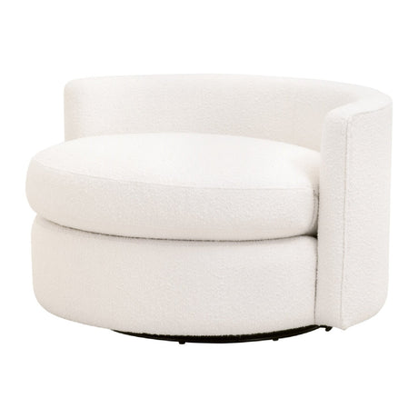 Round Petite Swivel Sofa | Living Essentials Lourne