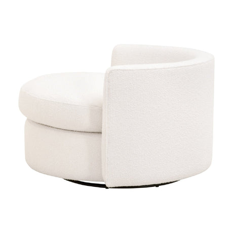 Round Petite Swivel Sofa | Living Essentials Lourne