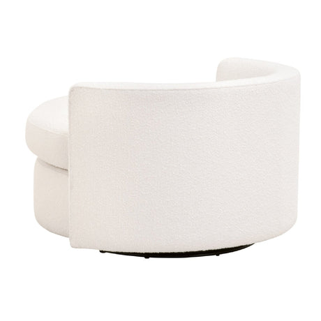 Round Petite Swivel Sofa | Living Essentials Lourne