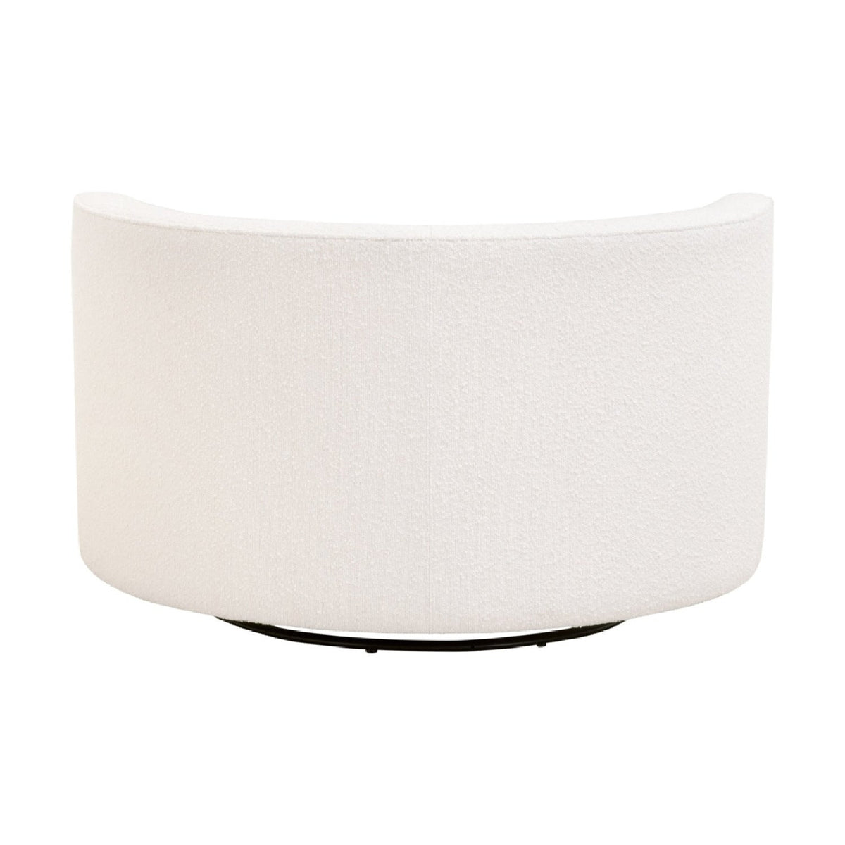 Round Petite Swivel Sofa | Living Essentials Lourne
