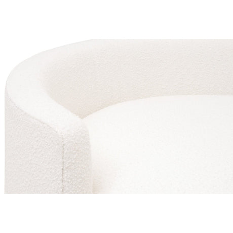 Round Petite Swivel Sofa | Living Essentials Lourne
